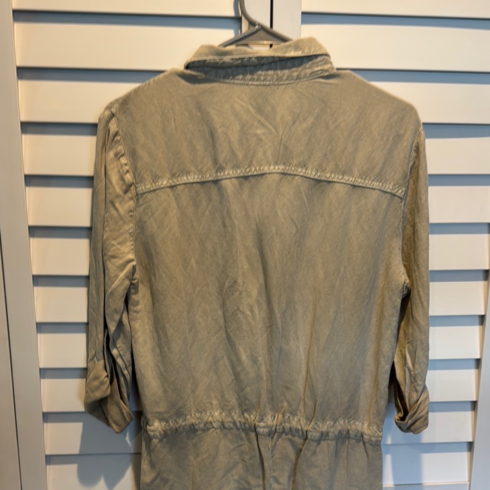 Young Fabulous & Broke Tan Jumpsuit with adjustable Waist, Linen/Rayon blend. - Picture 9 of 13
